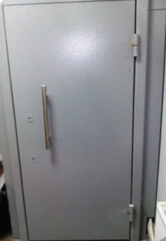 Бронированная дверь (дверной блок) I класса взломостойкости и Бр1 класса пулестойкости 1000x2100 мм